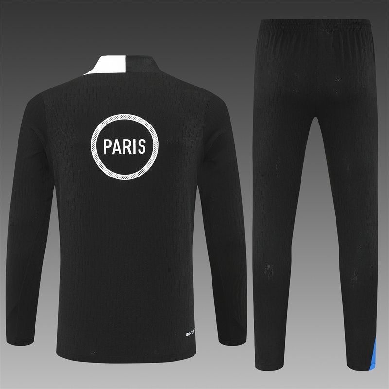 PSG Training Kit (Sweatshirt+Pants) Black 2025/26