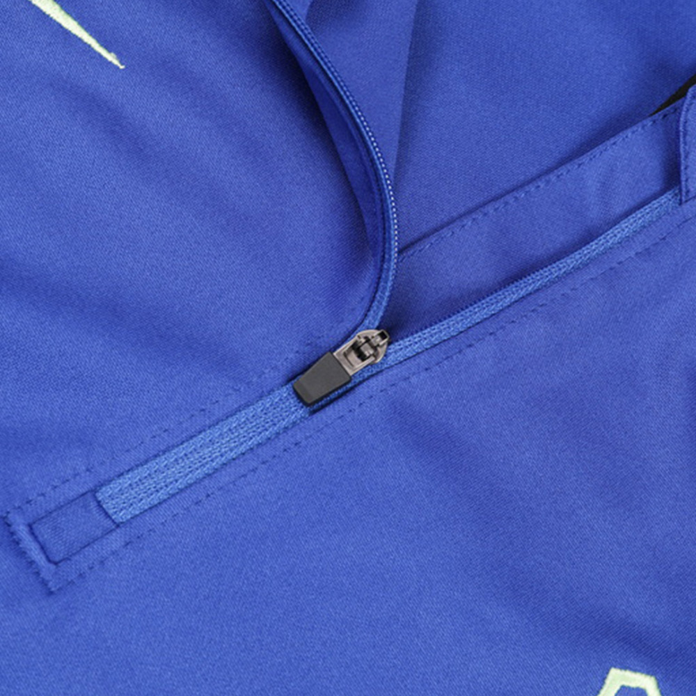 Kids Barcelona Zipper Sweat Kit (Top+Pants) Blue 2024/25