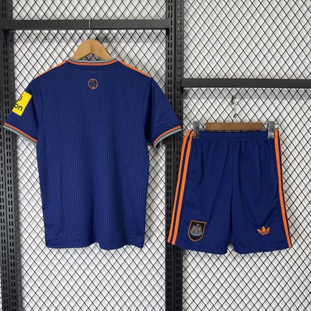 Newcastle United Football Jersey Third Away Kids Kit Jersey+Shorts 2025/26