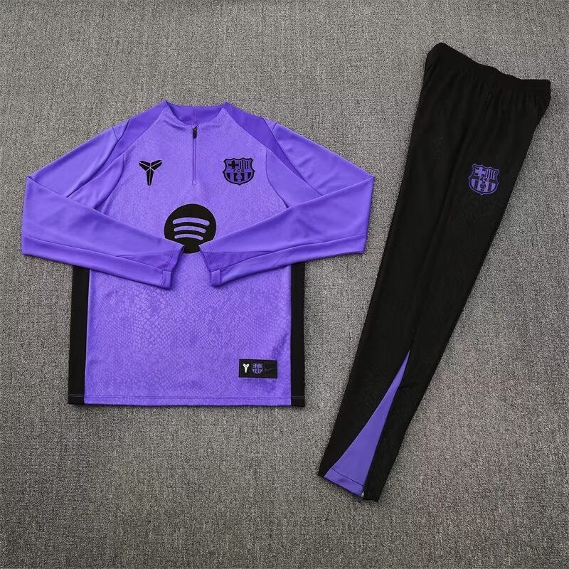 Barcelona Training Kit (Sweatshirt+Pants) Purple 2025/26