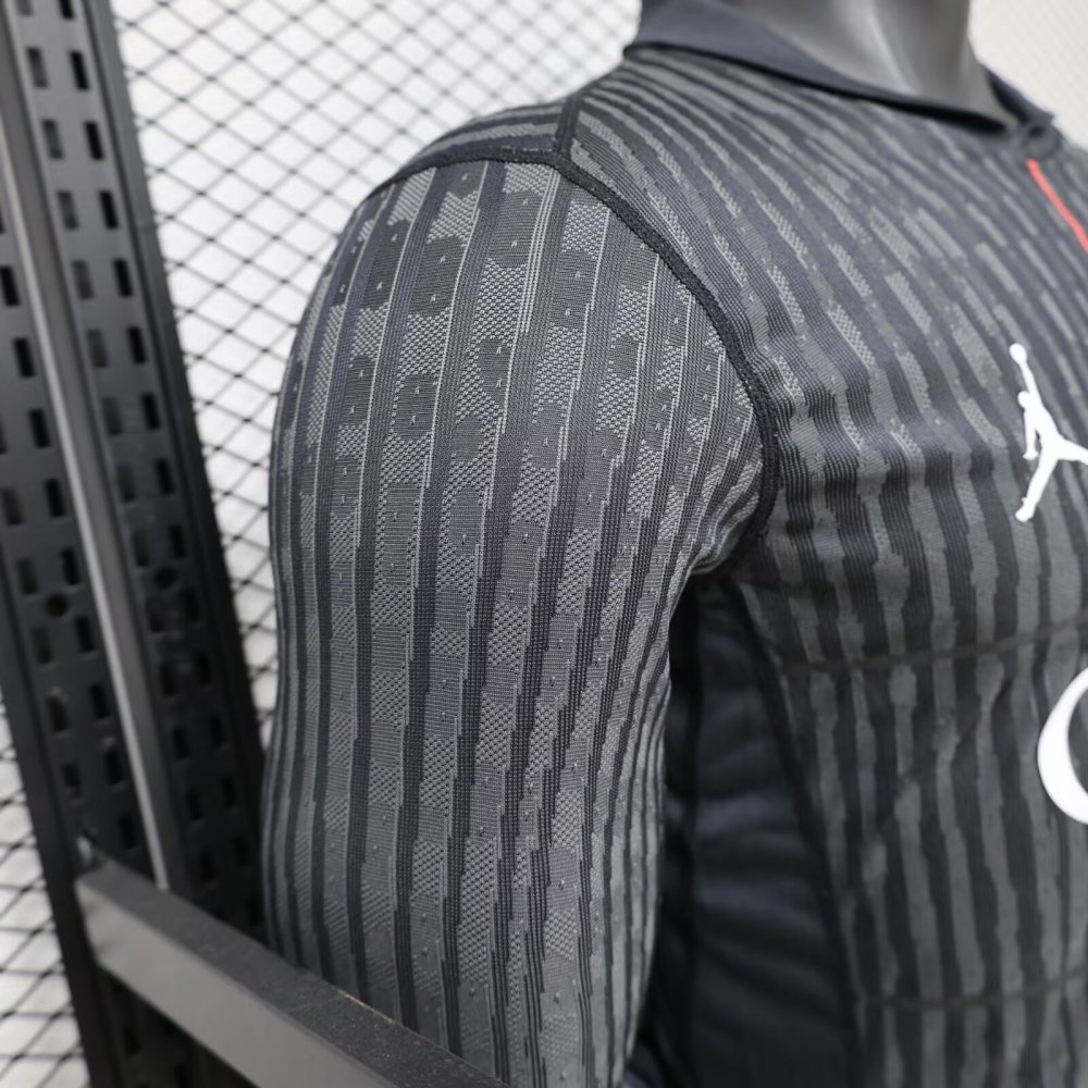 Authentic Soccer Jersey PSG Fourth Away Long Sleeve Shirt 2025/26