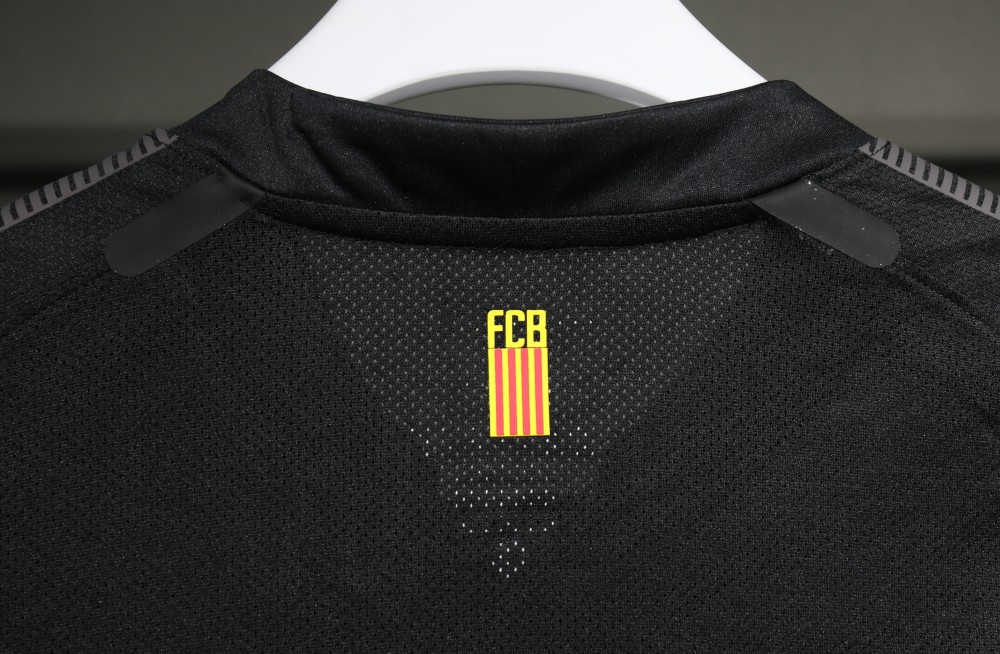 Authentic Barcelona Retro Jersey Away Long Sleeve Soccer Shirt 2011-12