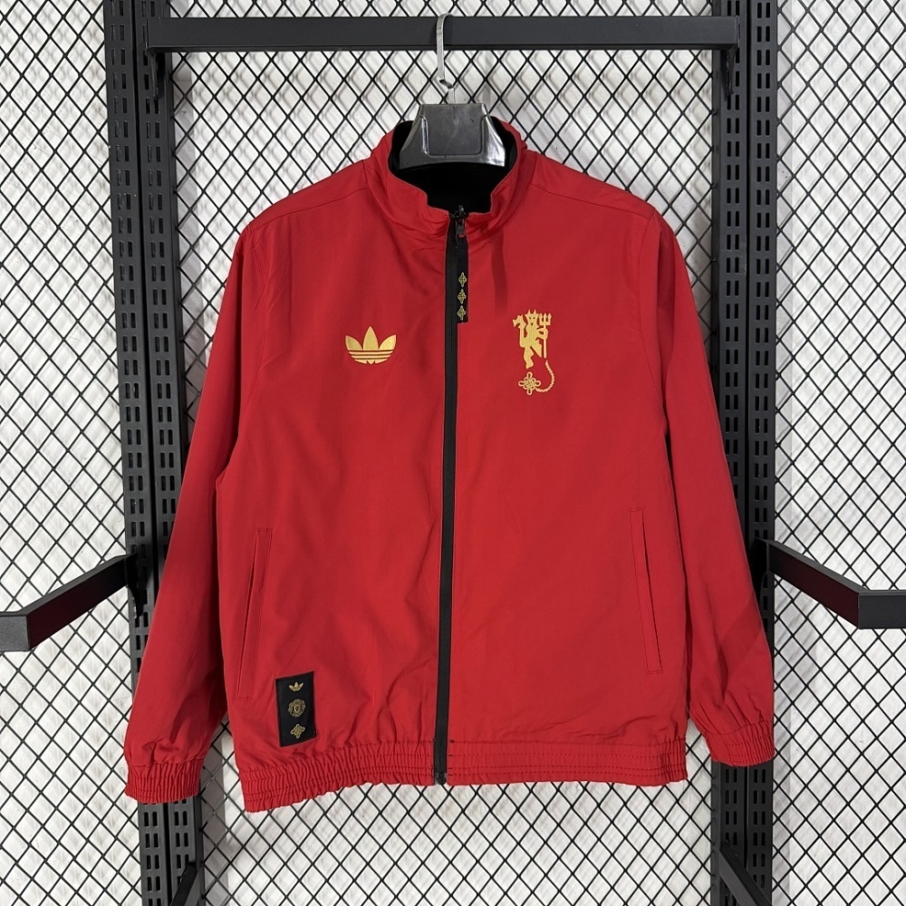 Manchester United Chinese Knot Double-Sides Windbreaker Jacket 2025/26