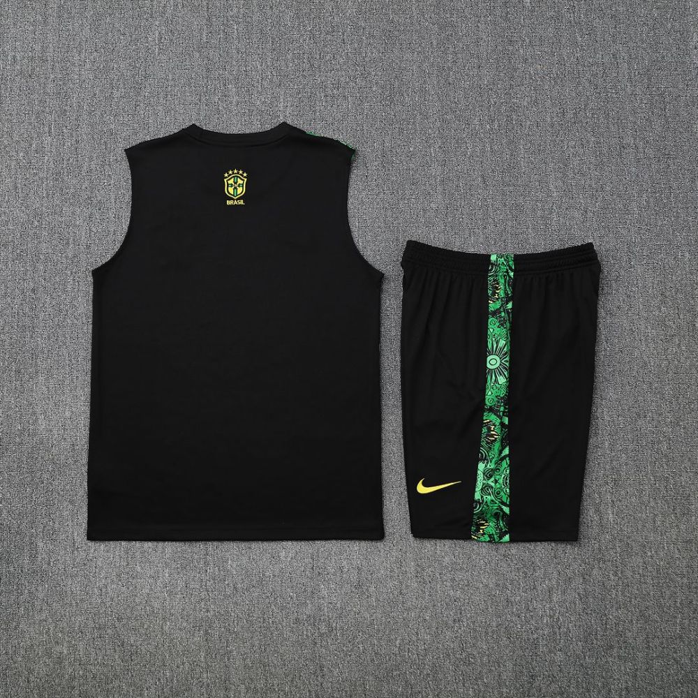 Brazil Sleeveless Training Kit Green 2025