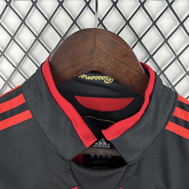 AC Milan Retro Soccer Jersey Home Kids Kit Jersey+Shorts 2006/07