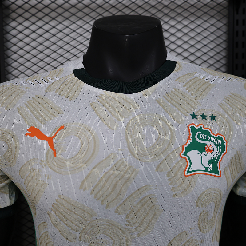 Ivory Coast Authentic Soccer Jersey Away Shirt 2024-25
