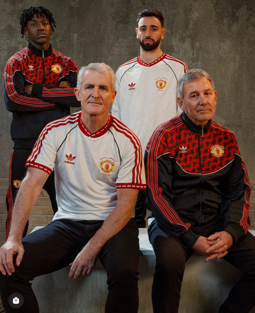 Manchester United Training Kit (Jacket+Pants) Black 2025/26