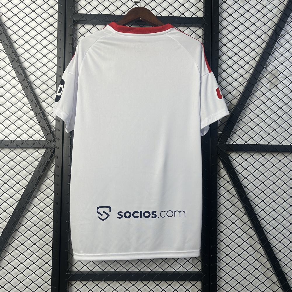 Sevilla FC Soccer Jersey Home Custom Shirt 2025/26