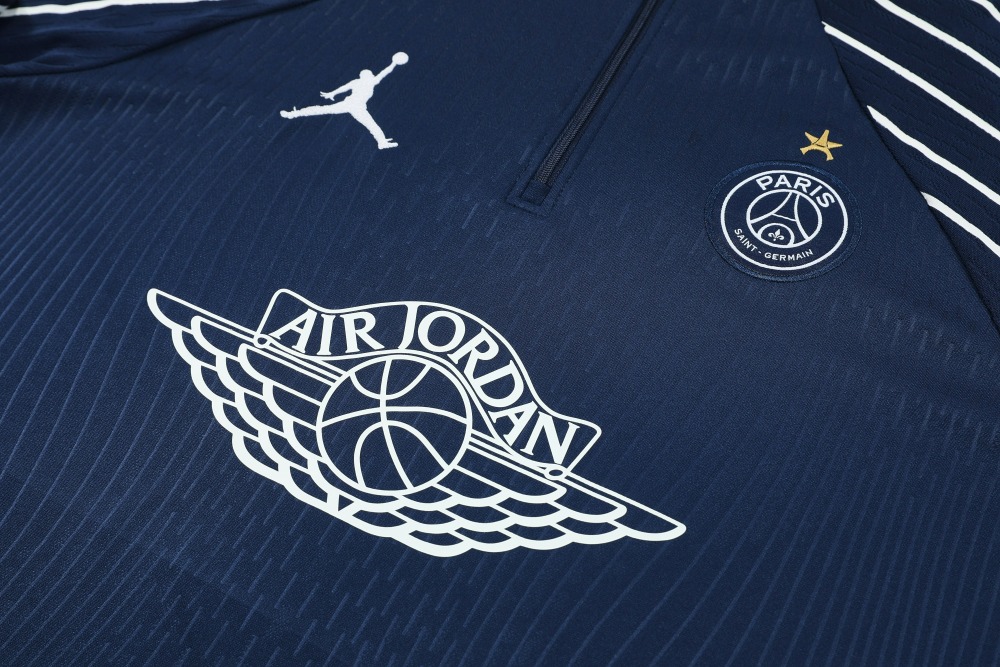 PSG Authentic Training Kit (Sweatshirt+Pants) Navy 2025/26 - Player Version (With Star)