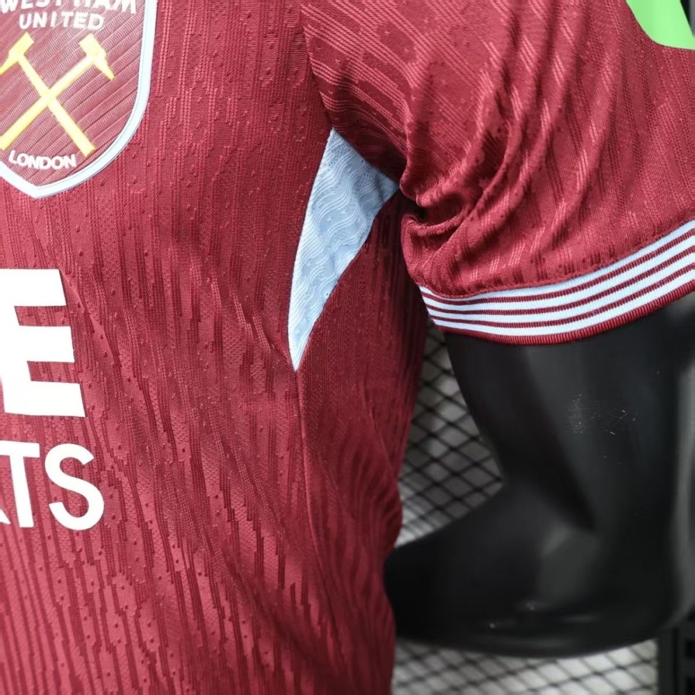 West Ham United Authentic Football Jersey Home Shirt 2025/26