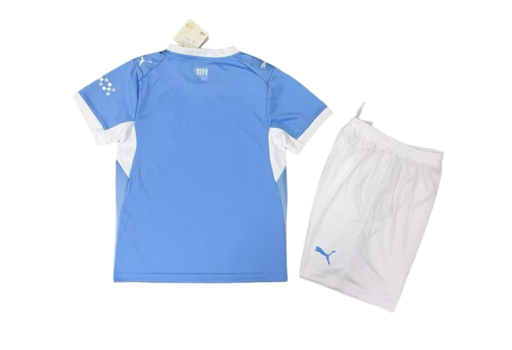 Manchester City Home Kids Kit Jersey+Shorts 2026/27