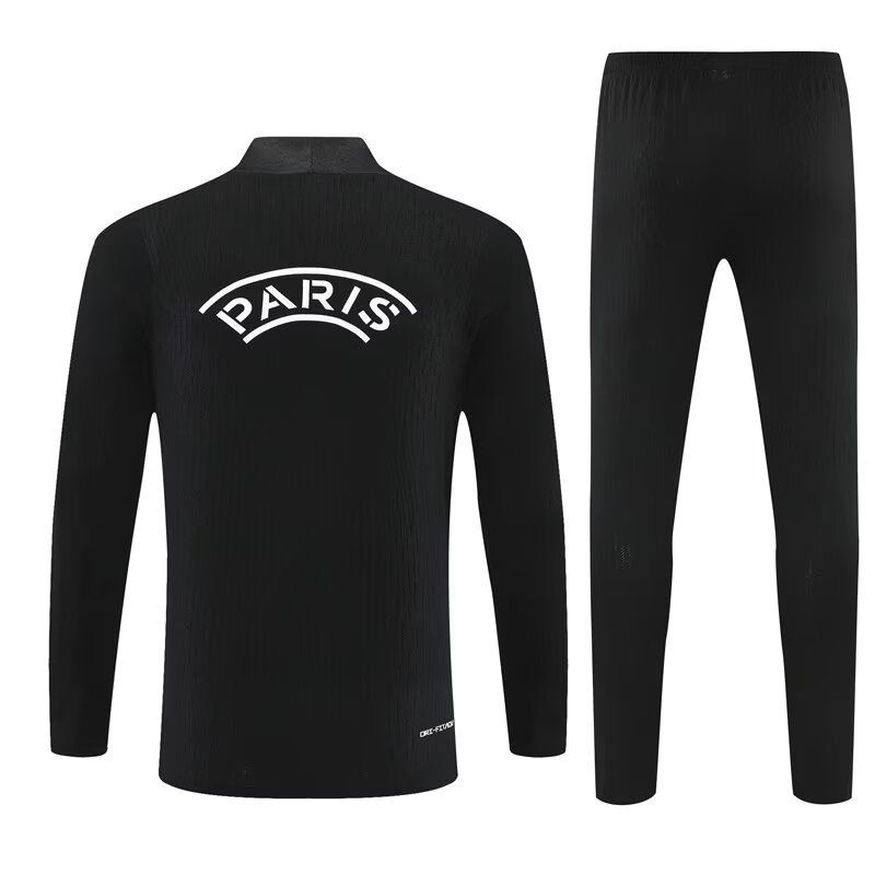 Kids PSG Training Kit (Sweatshirt+Pants) Black 2025/26