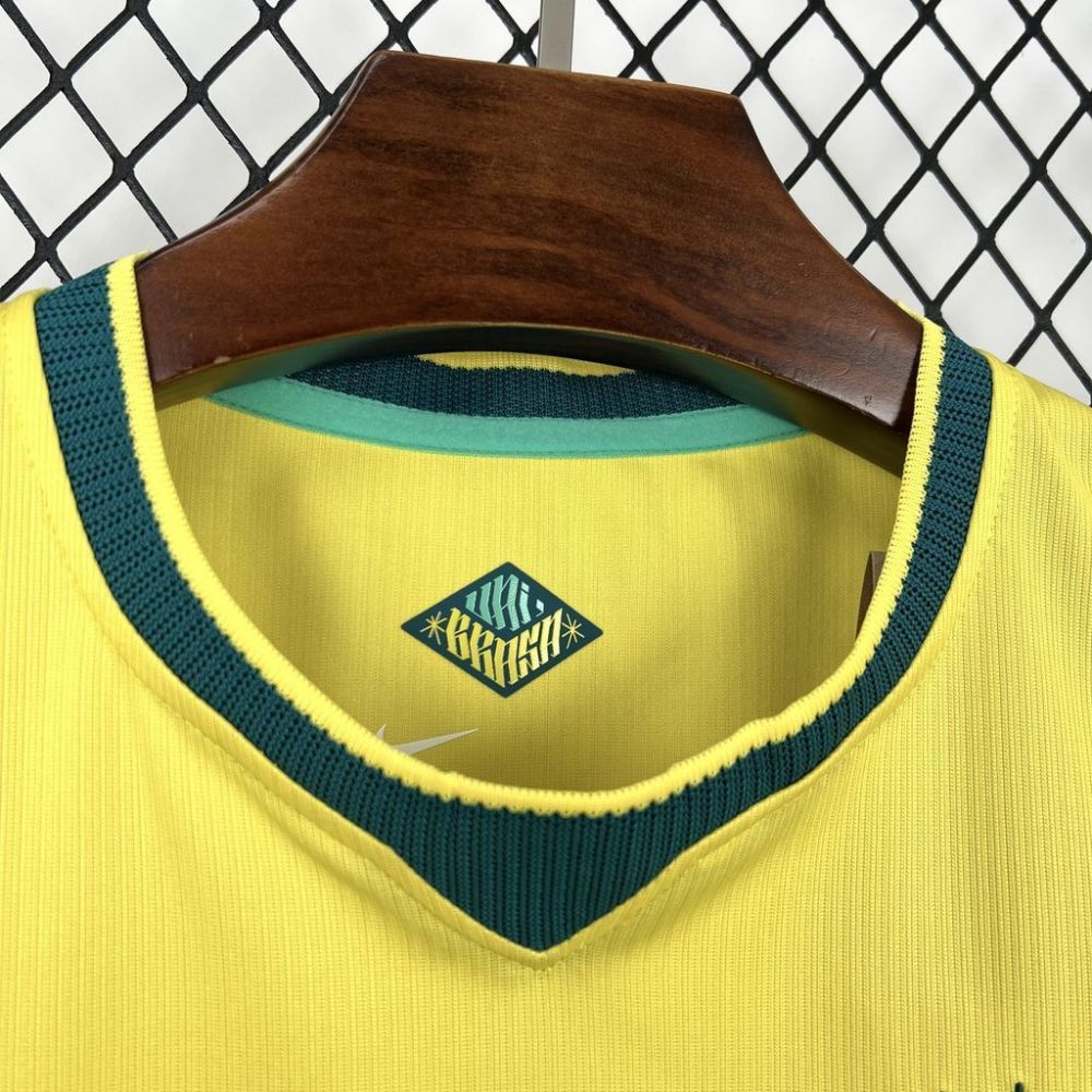 Brazil Soccer Jersey Women's Home Custom Shirt World Cup 2026
