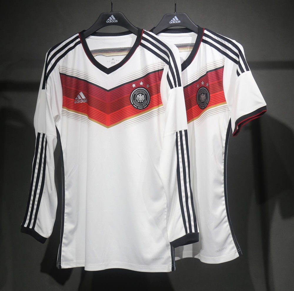 Germany Retro Authentic Soccer Jersey Home Shirt World Cup 2014