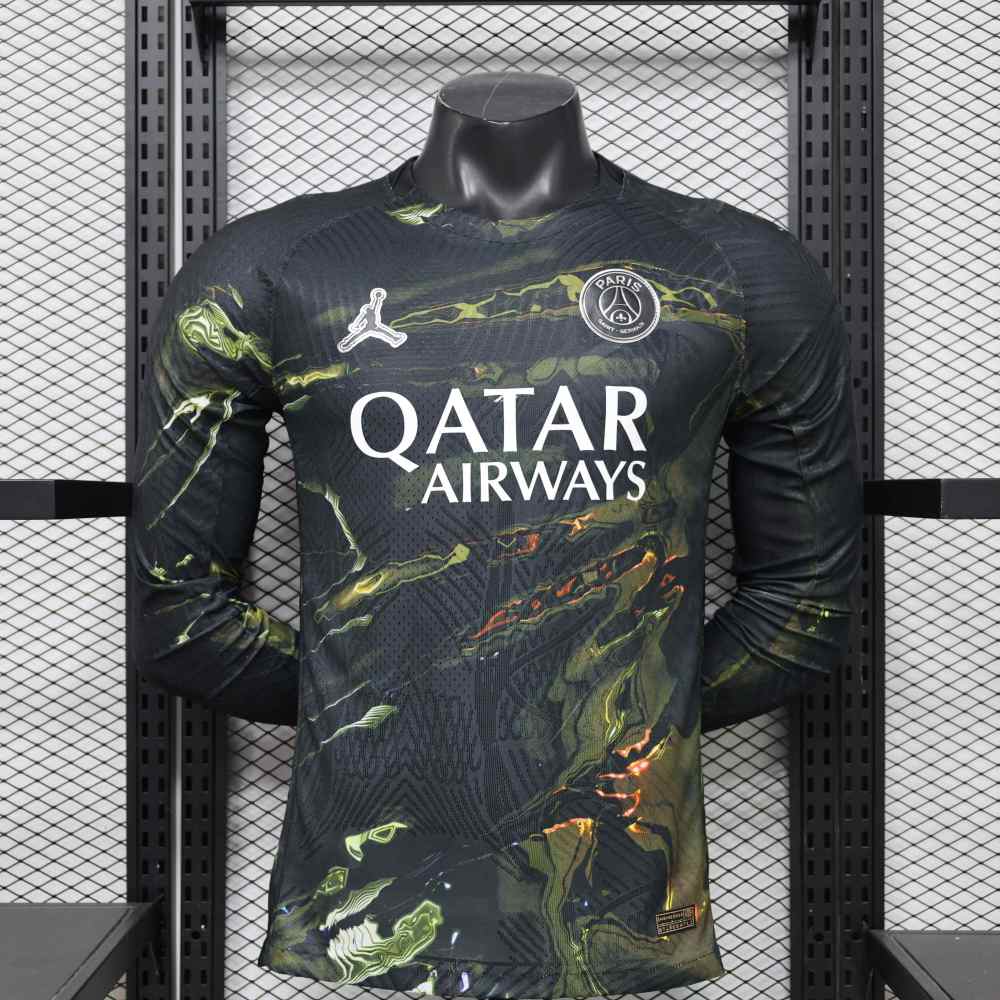 PSG Authentic Football Jersey Fifth Away Long Sleeve Shirt 2025/26