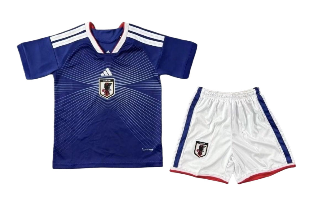 Japan Soccer Jersey Home Kids Kit Jersey+Shorts World Cup 2026