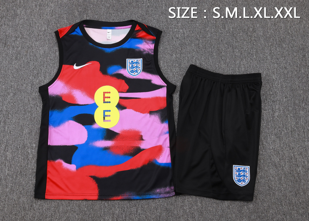 England Sleeveless Training Kit Colorful 2025/26