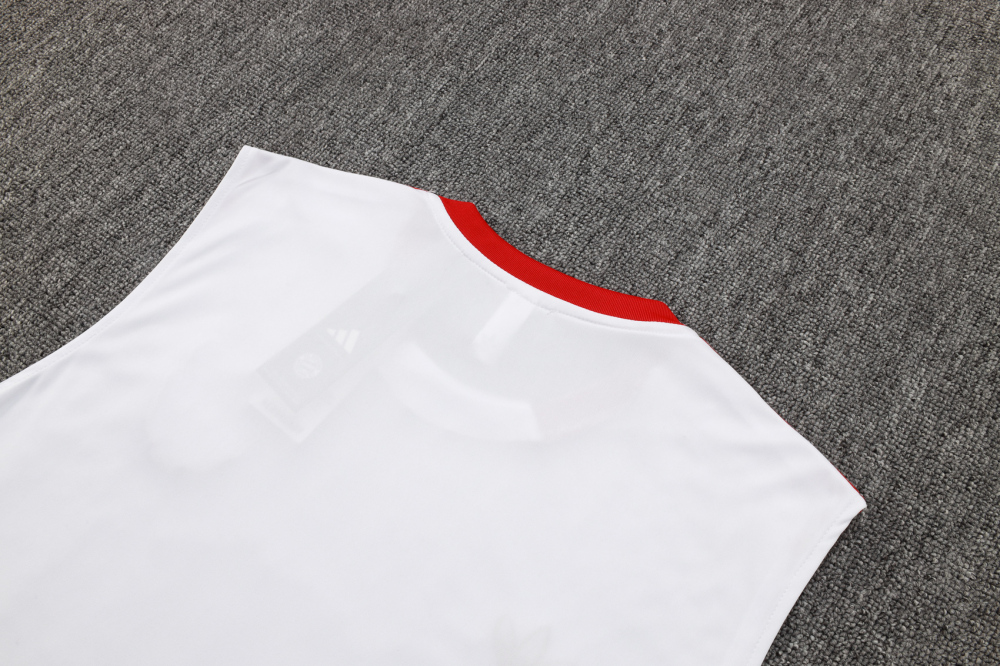 Bayern Munich Sleeveless Training Kit White 2025/26 - 125th Anniversary