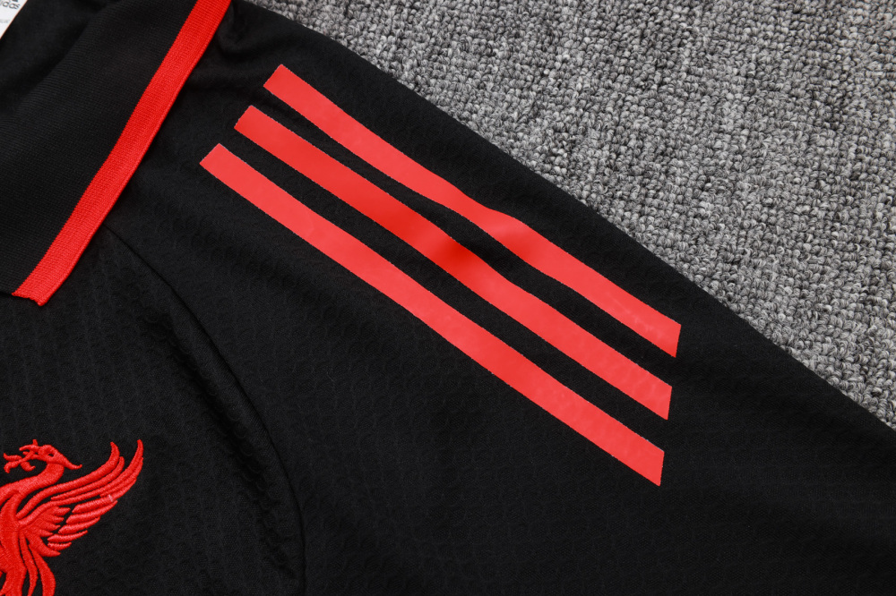 Liverpool Training Kit (Polo+Pants) Black 2025/26