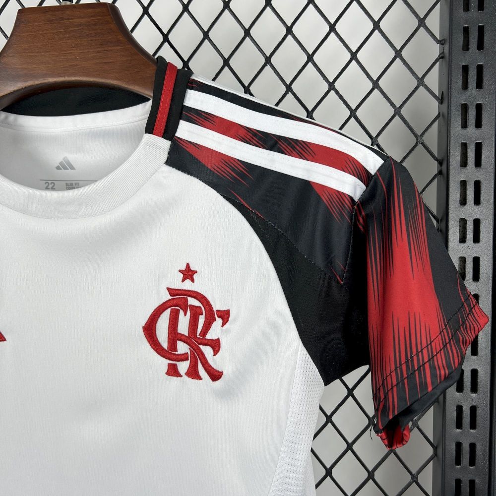 Flamengo Soccer Jersey Away Kids Kit Jersey+Shorts 2025