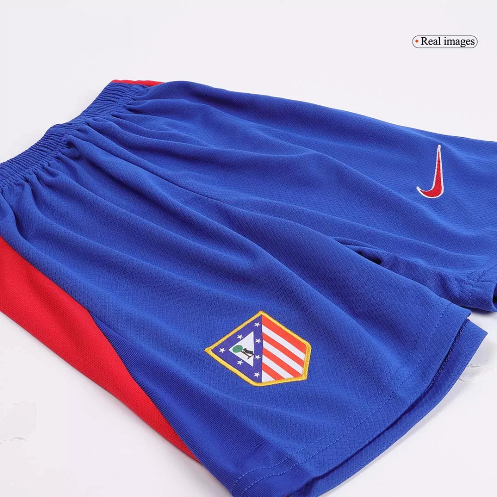 Atletico Madrid Soccer Jersey Home Kids Kit Jersey+Shorts 2024/25