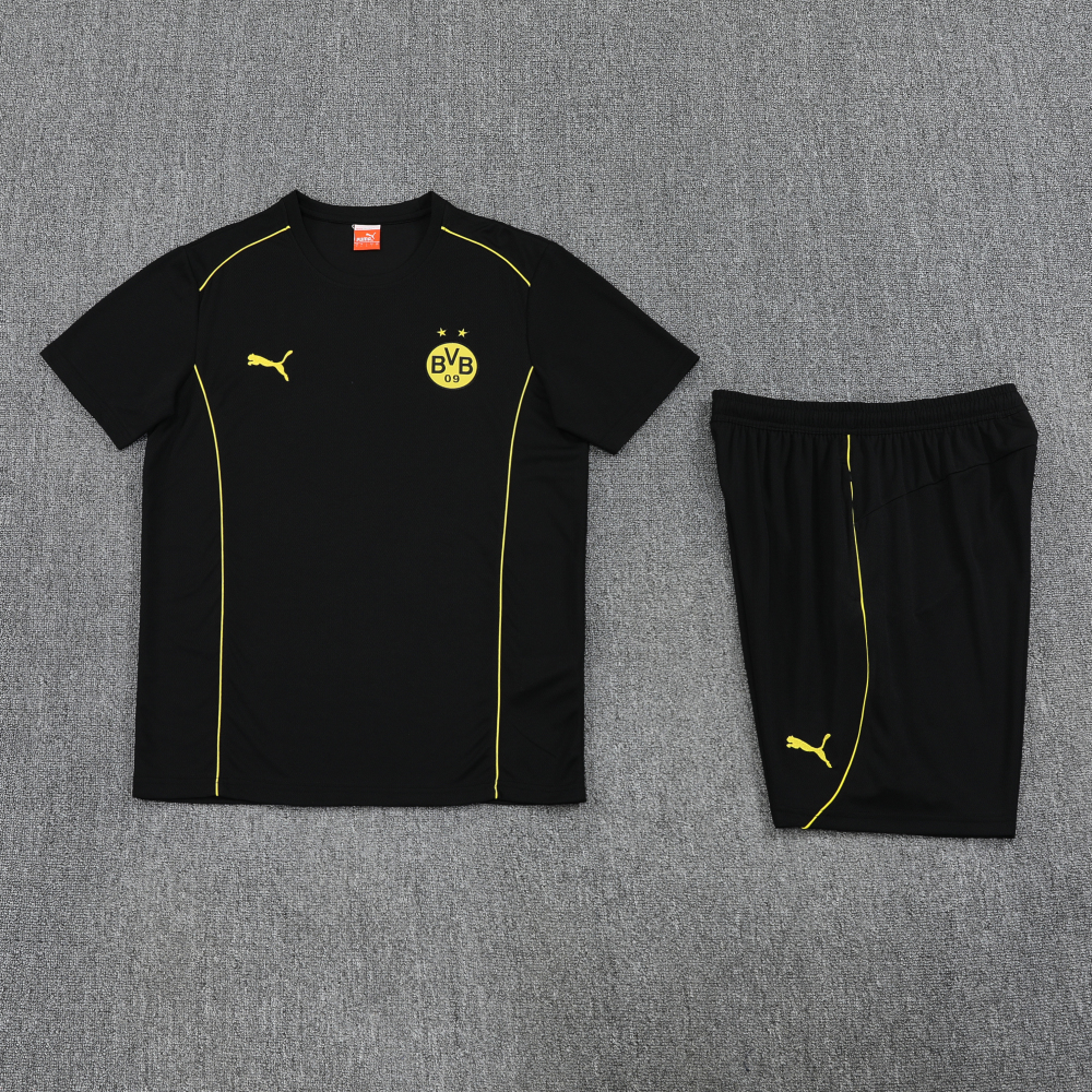 Borussia Dortmund Training Jersey Kit Black 2025/26