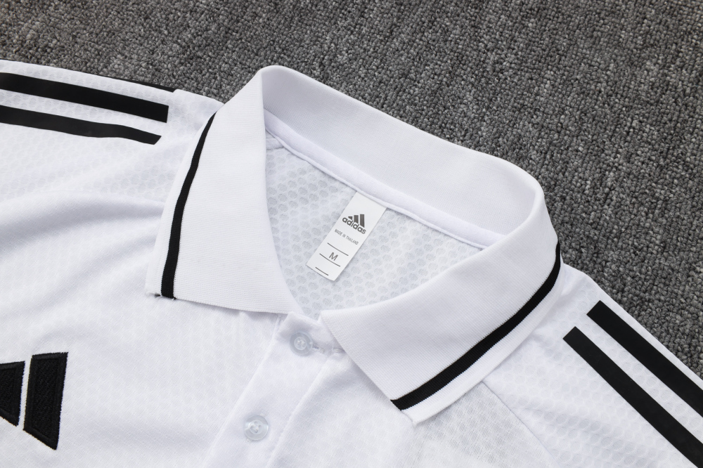 Real Madrid Training Kit (Polo+Pants) White 2025/26