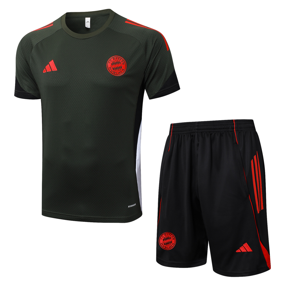 Bayern Munich Training Jersey Kit Green 2025/26