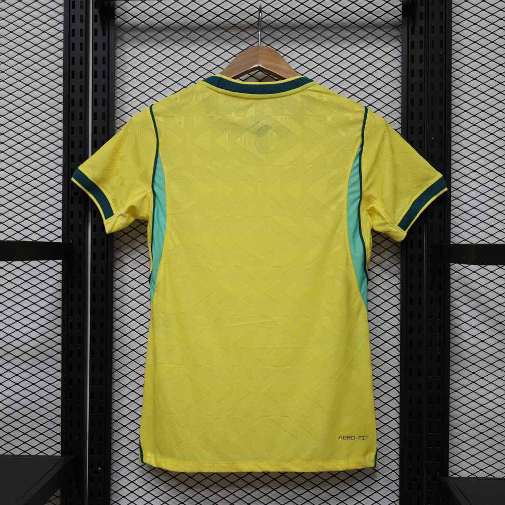 Brazil Authentic Soccer Jersey Women's Home Shirt World Cup 2026 - Player Version