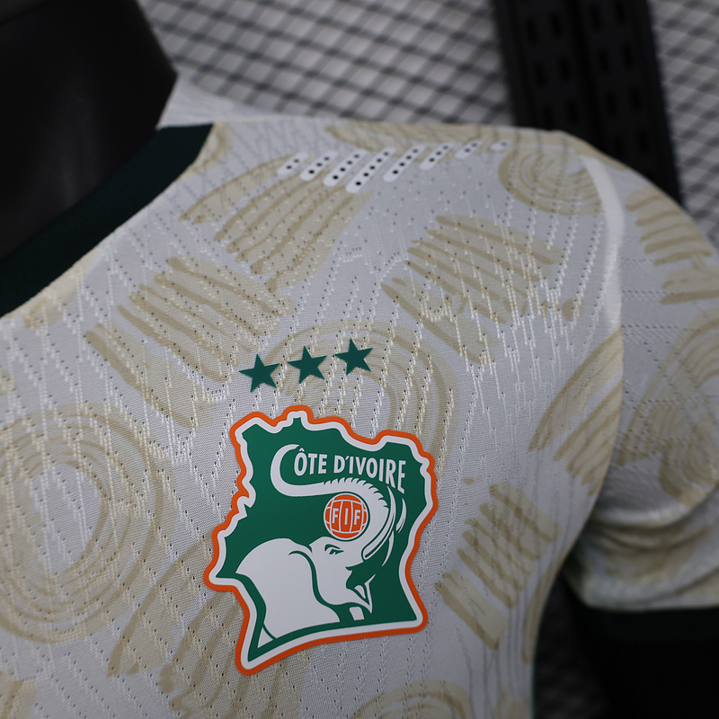 Ivory Coast Authentic Soccer Jersey Away Shirt 2024-25