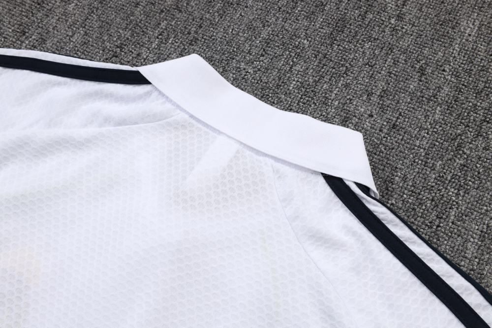 Real Madrid Training Kit (Polo+Pants) White 2025/26
