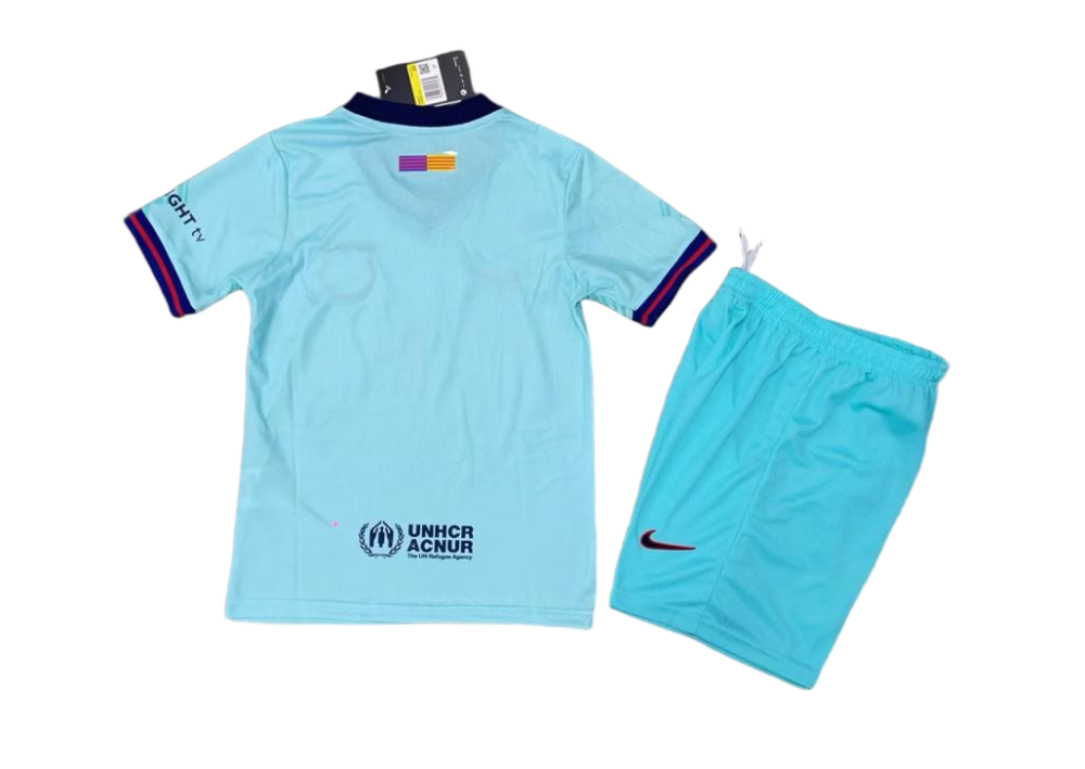Barcelona Third Away Soccer Kids Kit Jersey+Shorts 2026/27