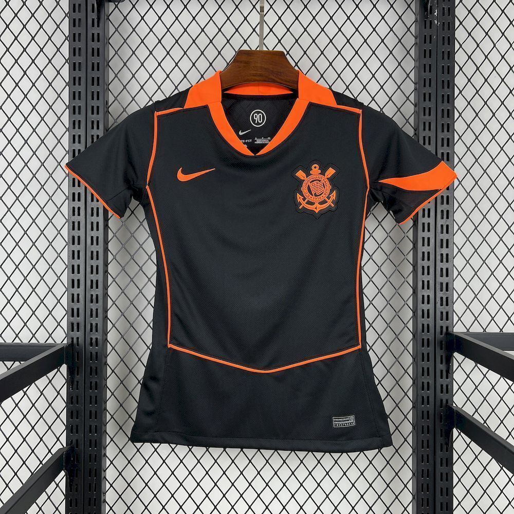 Corinthians Soccer Jersey Third Away Women's Custom Shirt 2025-26
