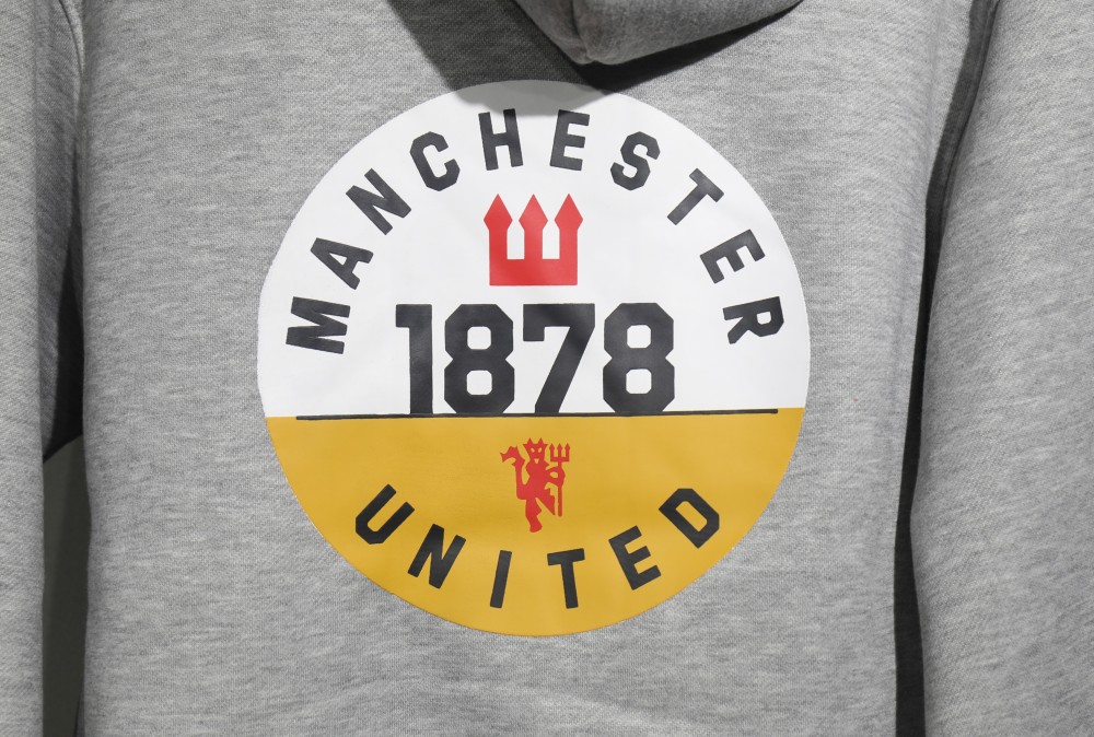 Manchester United Hoodie Training Kit (Sweatshirt+Pants) Grey 2025/26