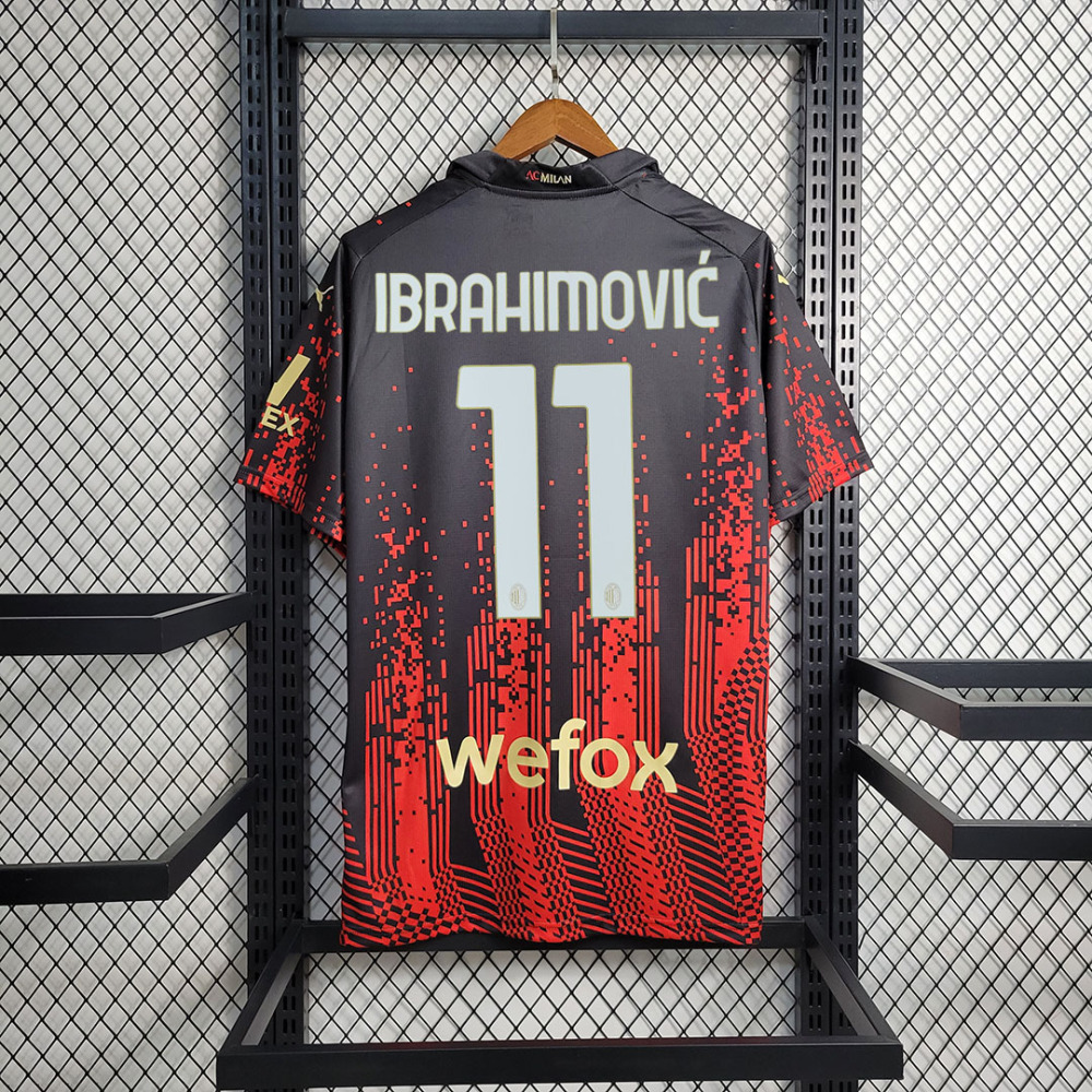AC Milan Retro Soccer Jersey Fourth Away Custom Shirt 2022/23