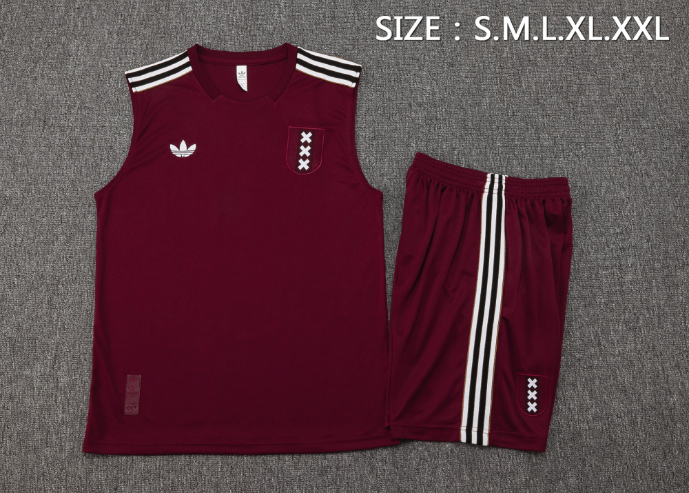 Ajax Sleeveless Training Kit Red 2025/26
