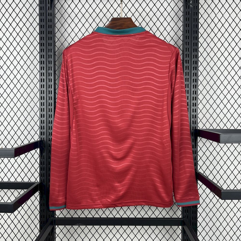 Portugal Soccer Jersey Home Long Sleeve Custom Shirt World Cup 2026