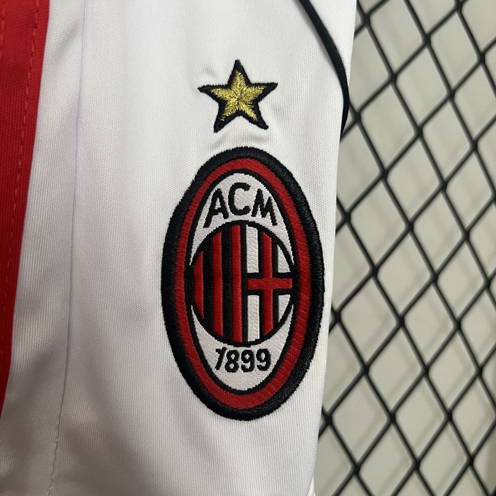 AC Milan Retro Soccer Jersey Away Kids Kit Jersey+Shorts 2006/07 - UCL Final