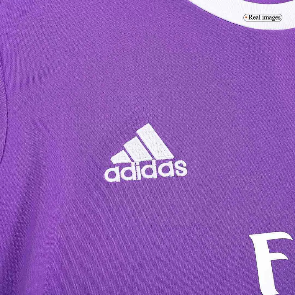 Real Madrid Retro Jersey Away Soccer Shirt Long Sleeve 2016/17