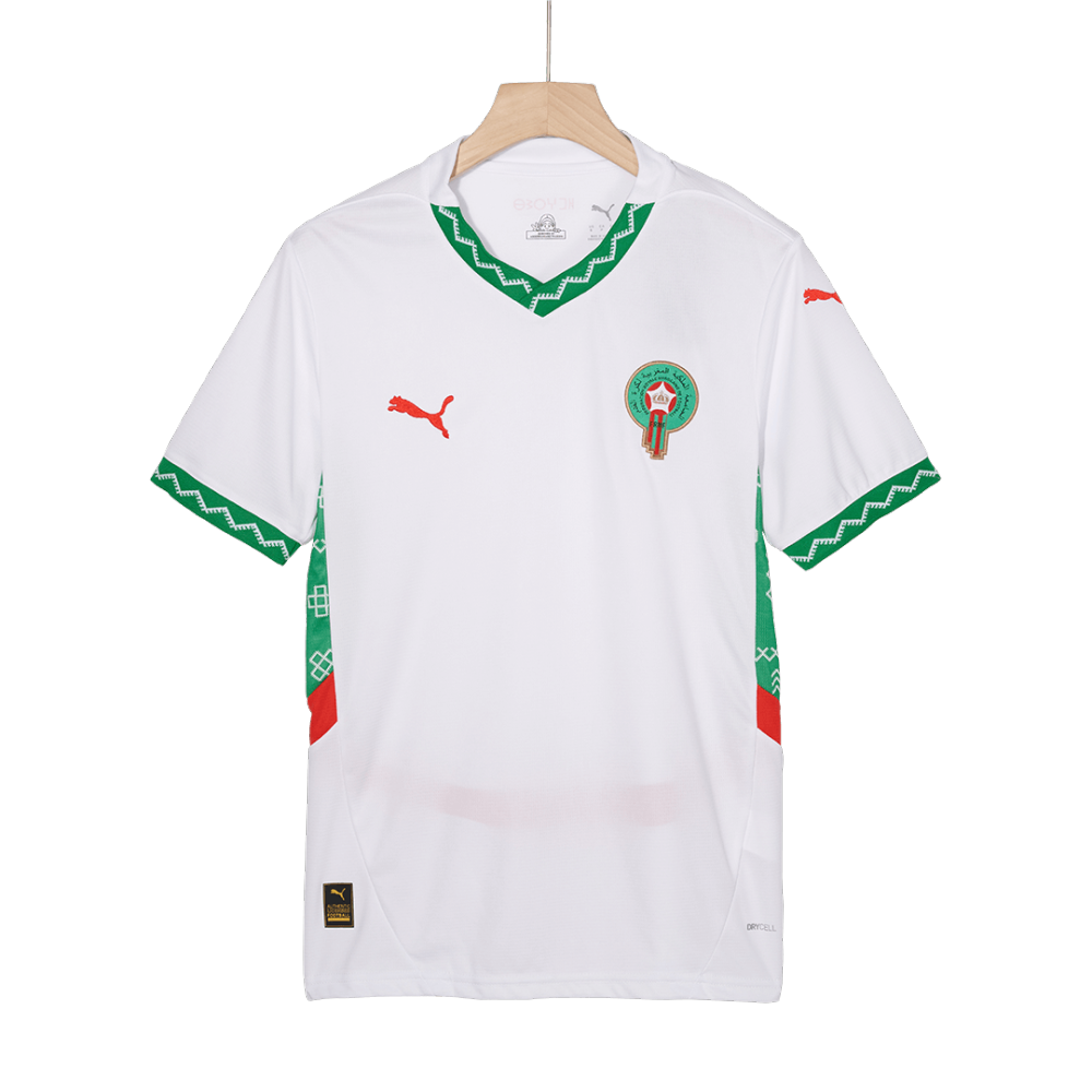 Morocco Soccer Jersey Away Custom Shirt 2024-25