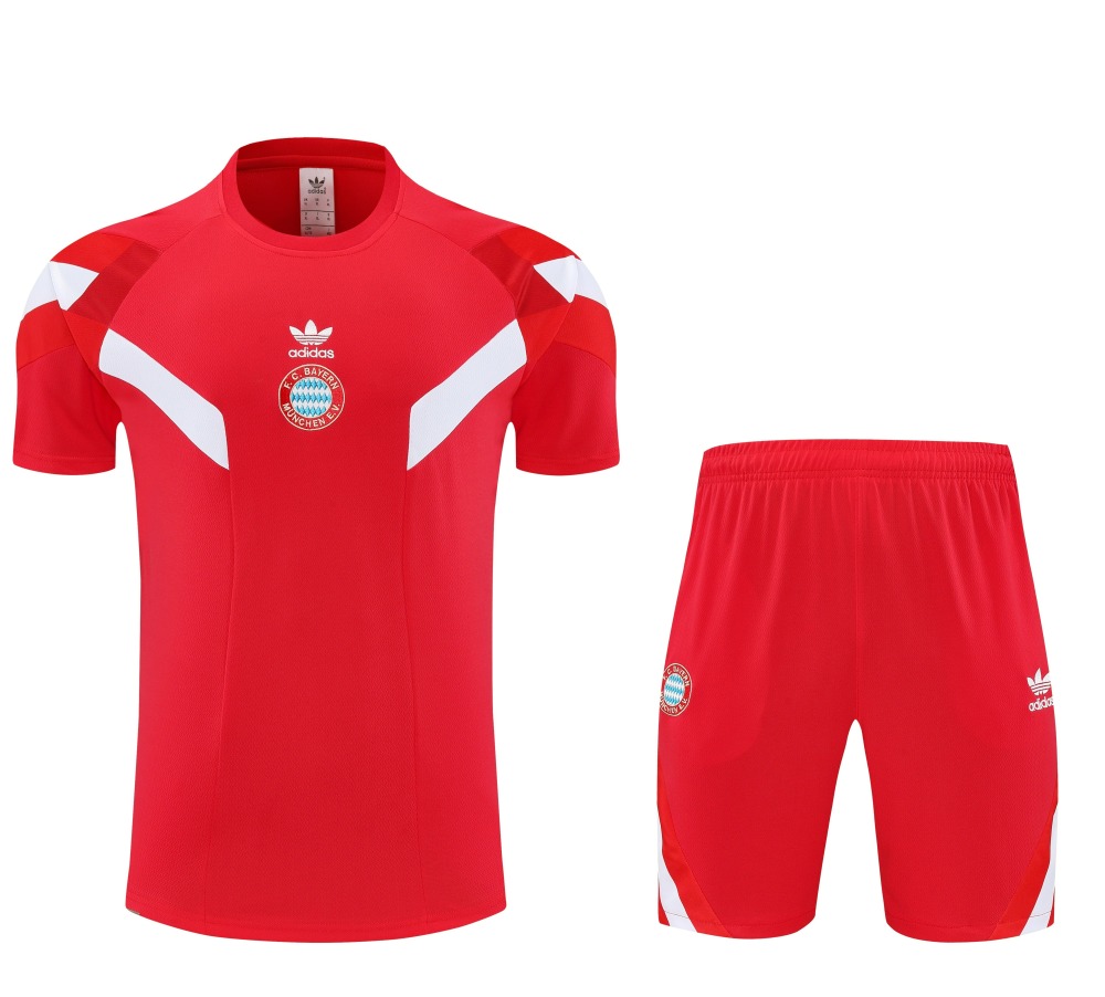 Bayern Munich Training Jersey Kit Red 2025/26