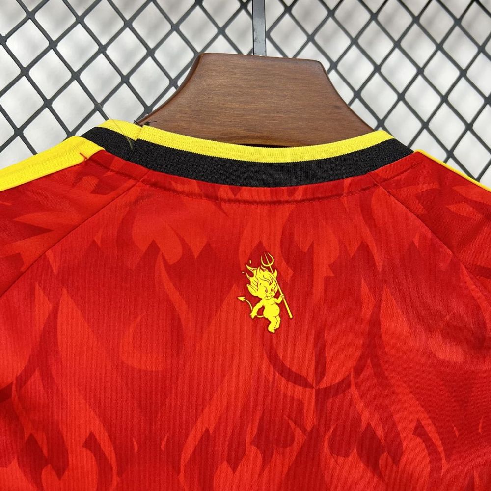 Belgium Soccer Jersey Home Kids Kit Jersey+Shorts World Cup 2026