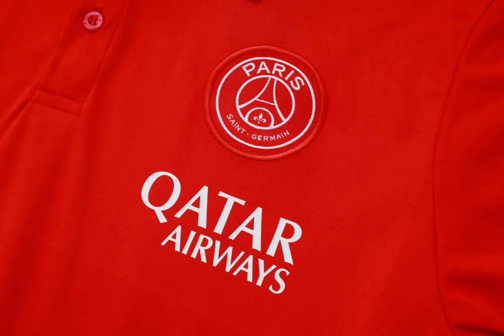 PSG Training Kit (Polo+Pants) Red 2025/26
