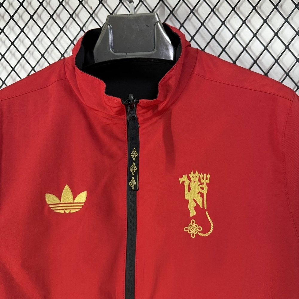 Manchester United Chinese Knot Double-Sides Windbreaker Jacket 2025/26