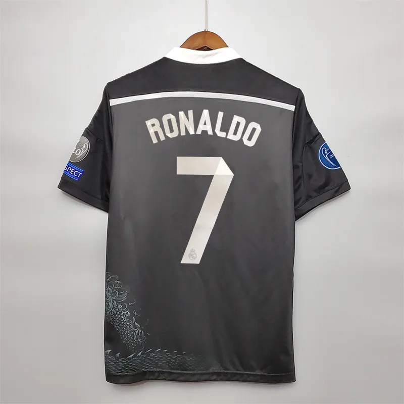Real Madrid Retro Jersey Third Away Custom Soccer Shirt 2014/15