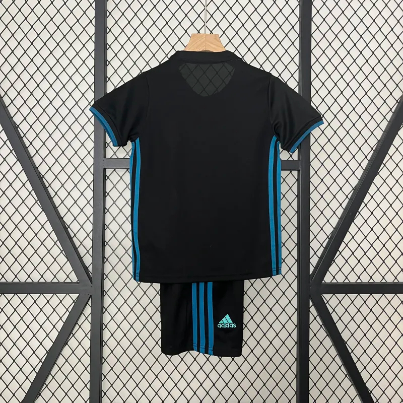 Real Madrid Retro Jersey Away Kids Kit Jersey+Shorts 2017/18