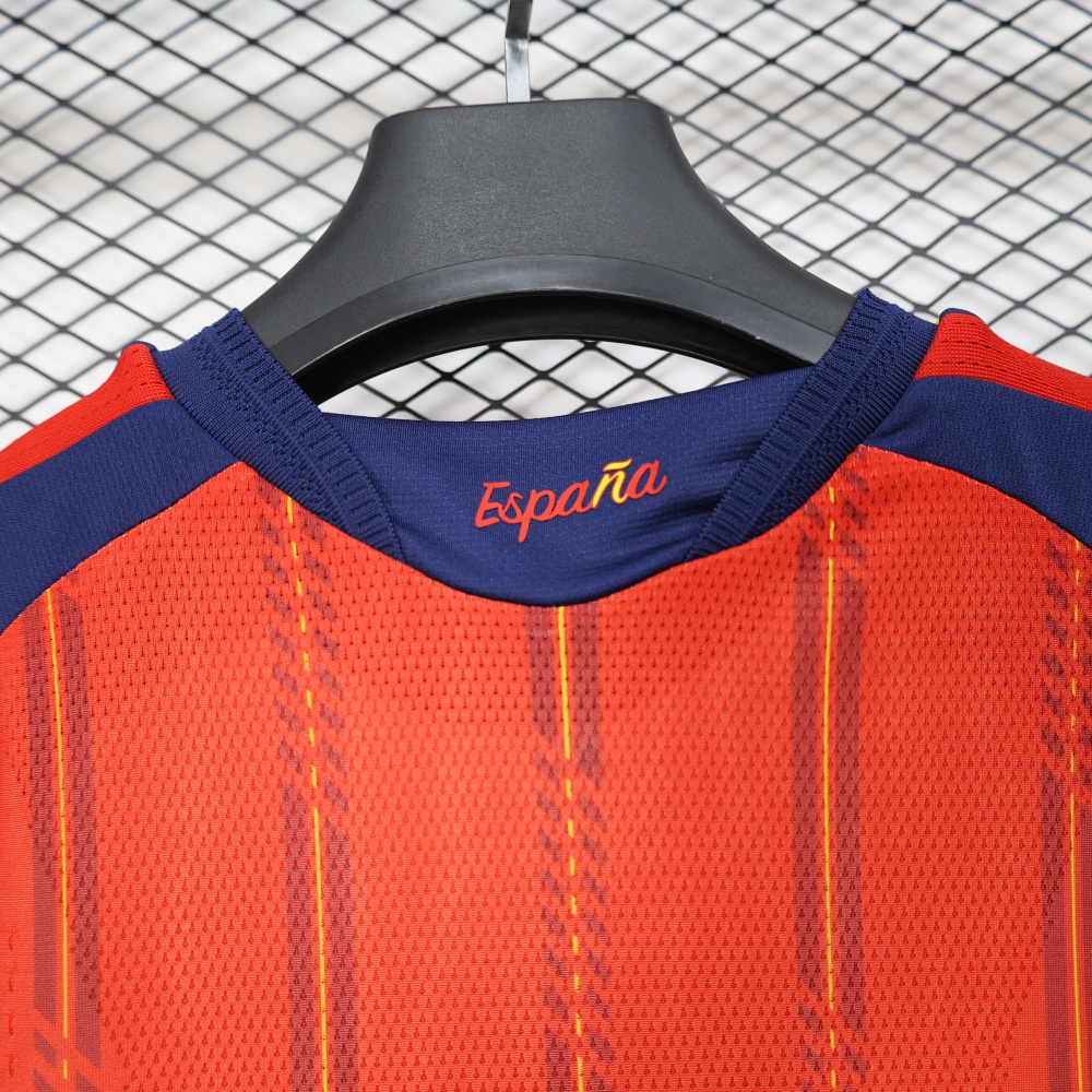 Spain Authentic Football Jersey Women's Home Shirt World Cup 2026 - Player Version