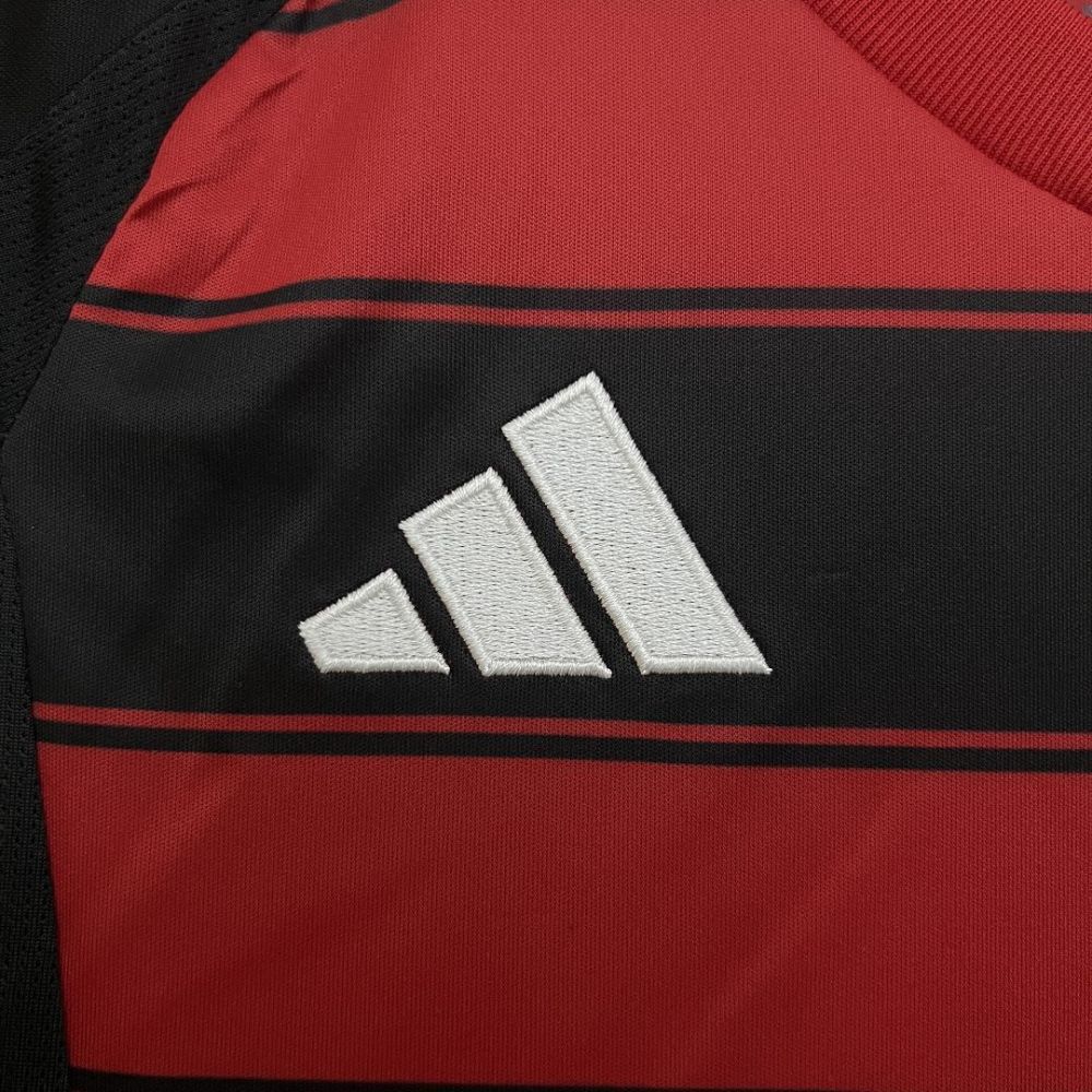 Flamengo Soccer Jersey Home Long Sleeve Kids Kit Jersey+Shorts 2025