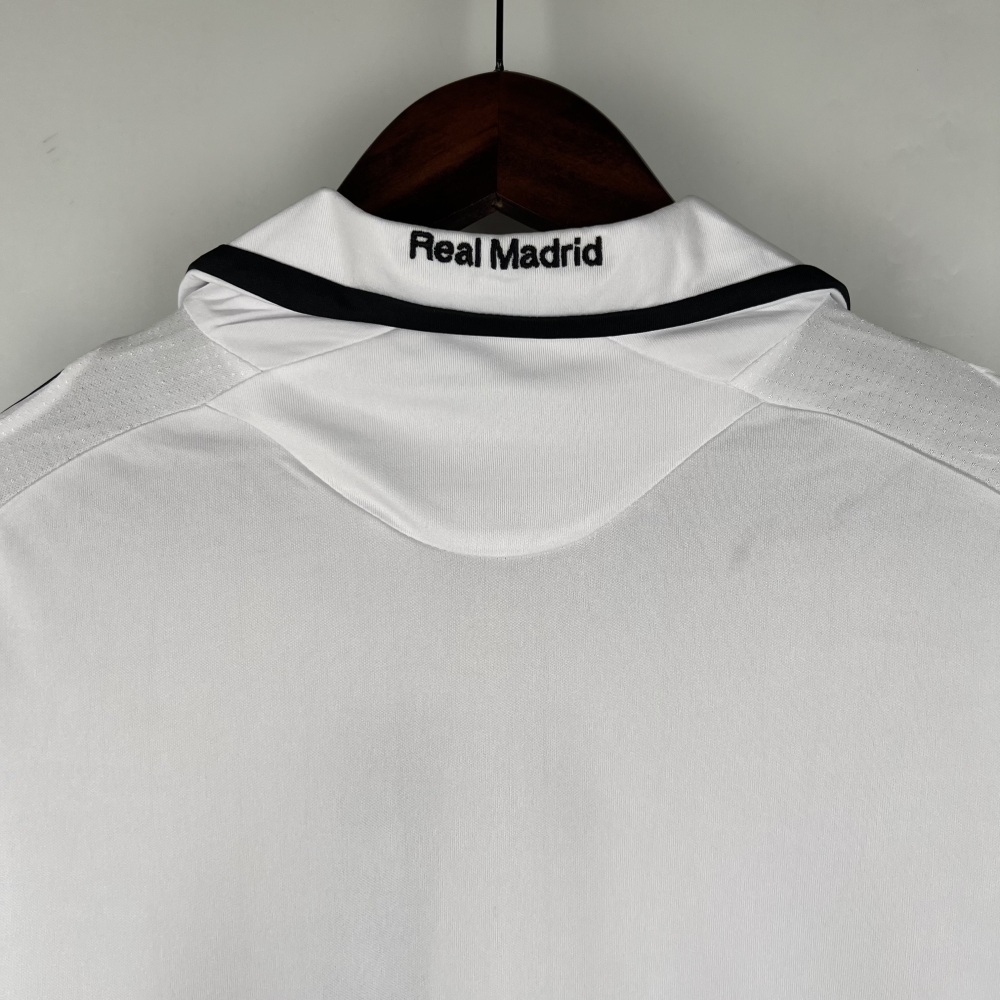 Real Madrid Retro Jersey Home Custom Soccer Shirt 2008/09