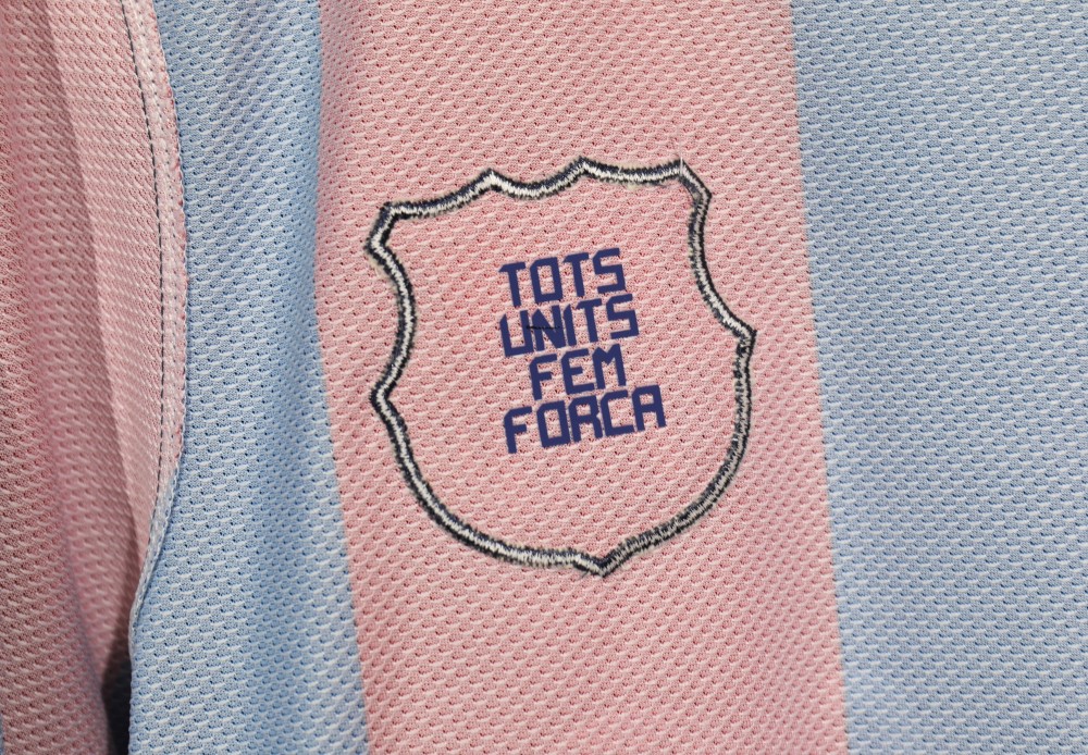 Authentic Barcelona Retro Jersey Home Long Sleeve Soccer Shirt 2010-11
